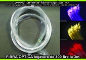 Fibra optica 0.75mm legatura de 100 fire /3m
