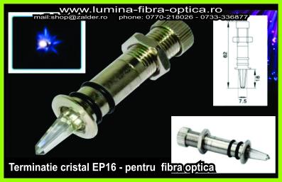 Terminatie cristal EP16 pentru fibra optica