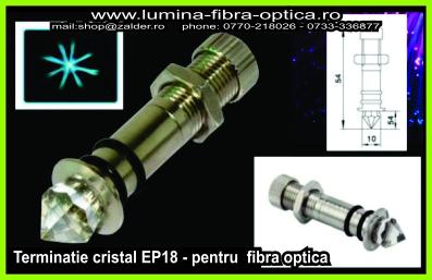 Terminatie cristal EP18 pentru fibra optica